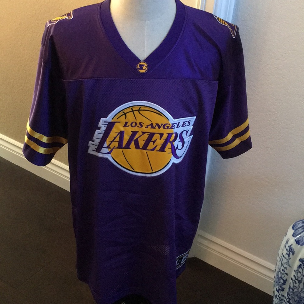 Los Angeles Lakers football jersey NWT